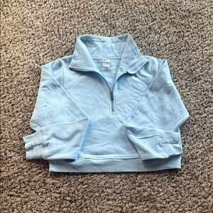 All in Motion Sky Blue Quarter-Zip Pullover